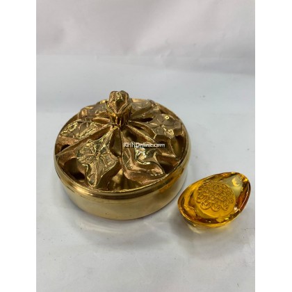 4寸花铜檀香炉